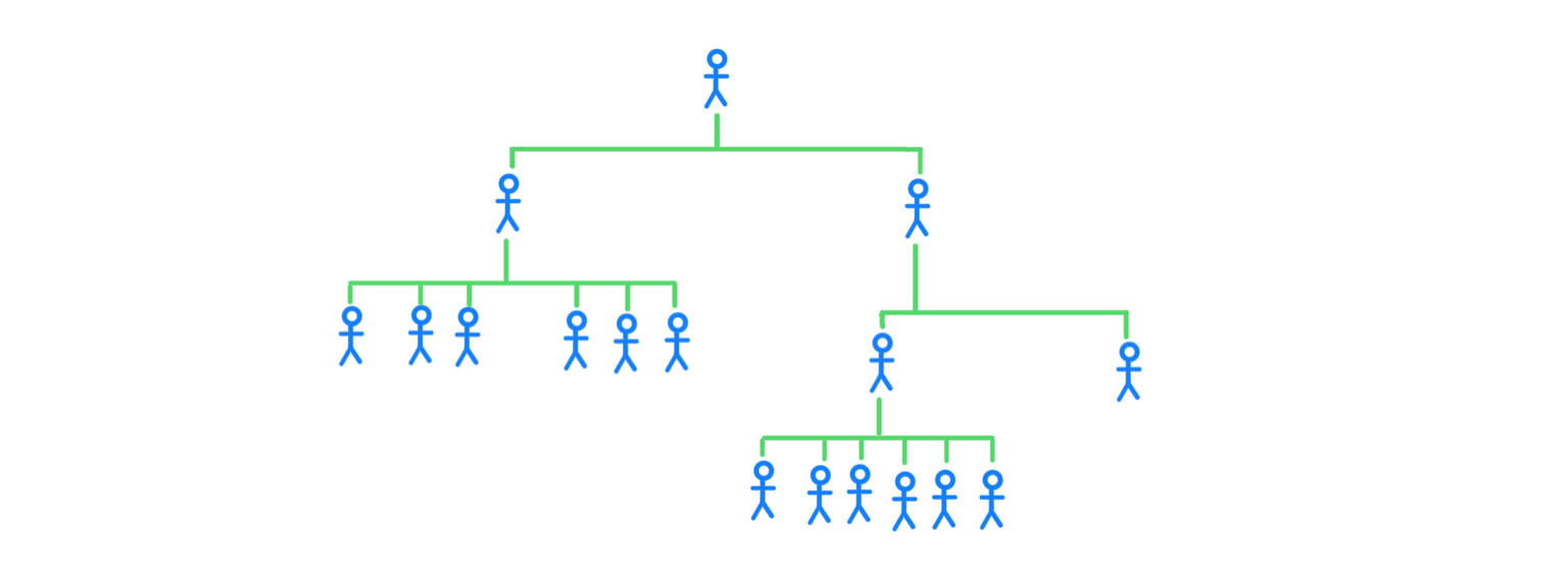 An example of an organigram